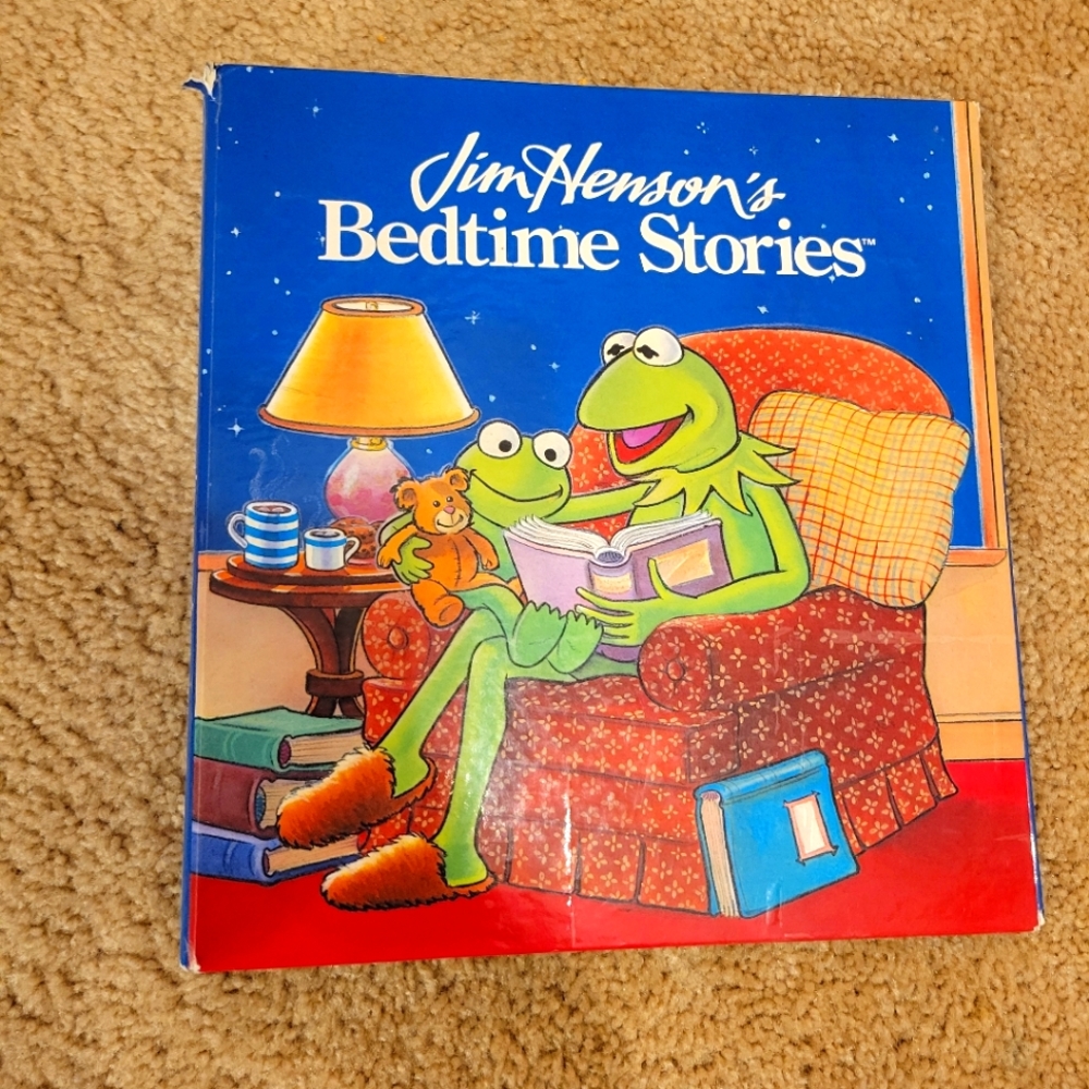 VINTAGE Jim Henson's Bedtime Stories 3-Ring Binder Book!